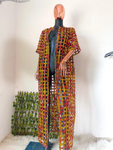 Load image into Gallery viewer, Zee African Print Mesh Kimono
