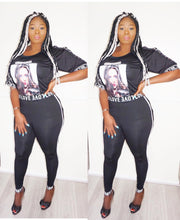 Load image into Gallery viewer, Rich Love Face Print Plus Size Matching Set
