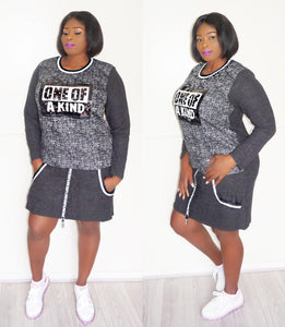 One Of A Kind Plus Size Jumper Dress