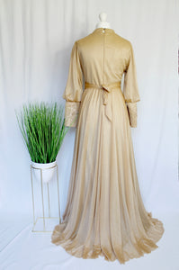 Gold Elegant Royal Dress