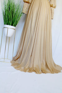 Gold Elegant Royal Dress