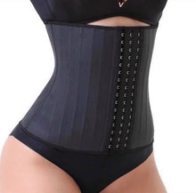 Load image into Gallery viewer, 25 Steel Bone Latex Waist Trainer
