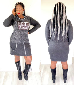 One Of A Kind Plus Size Jumper Dress