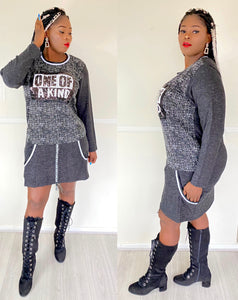 One Of A Kind Plus Size Jumper Dress