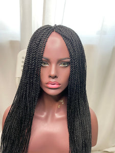 Lilly Straight Twisted Braids Wig