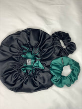 Load image into Gallery viewer, LEYAH Double Layered reversible Satin Bonnet
