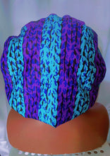 Load image into Gallery viewer, KEMKEM Ankara Silk Double Layered Reversible Bonnet
