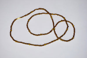 Burnt Gold Beads